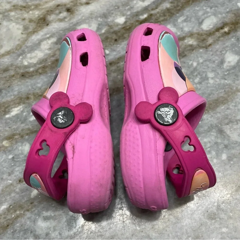 Girls Disney Minnie Mouse Crocs 6 C 7